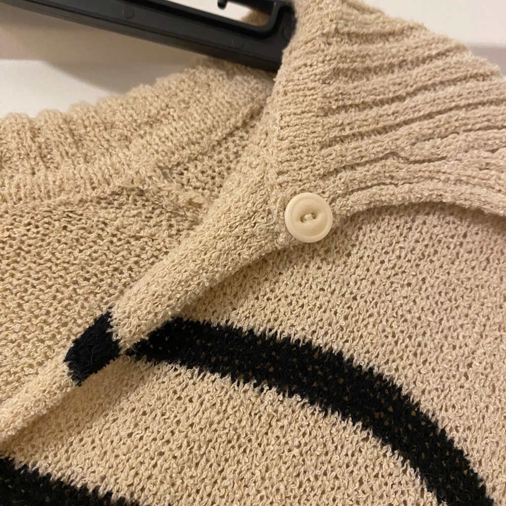 Alex Mill Alice Popover Sweater in Beige Black Stripe - Picture 6 of 12